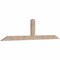 Ekena Millwork Portland Smooth Timber Gable Bracket, Douglas Fir, 108"W x 27"H x 3 1/2"D x 5 1/2"F, 6/12 Pitch GBW108X27X0406POR00SDF - alternate 4